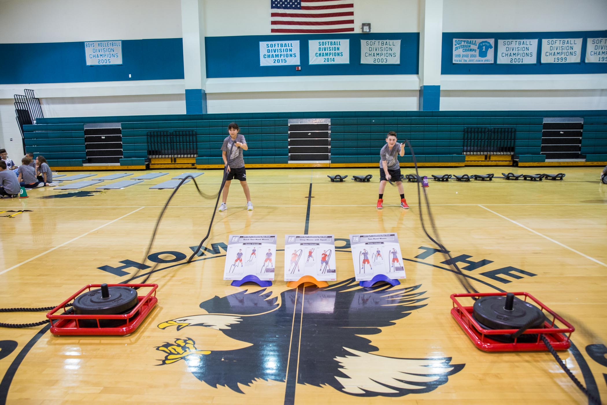 GL Homes Fitness Donation To Eagles Landing Middle School GL HOMES 