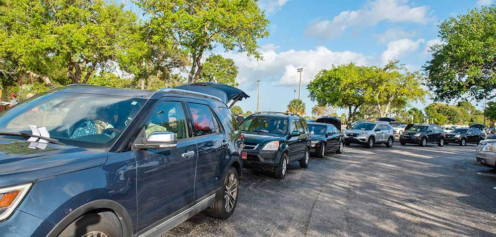 Cars at Feeding South Florida event