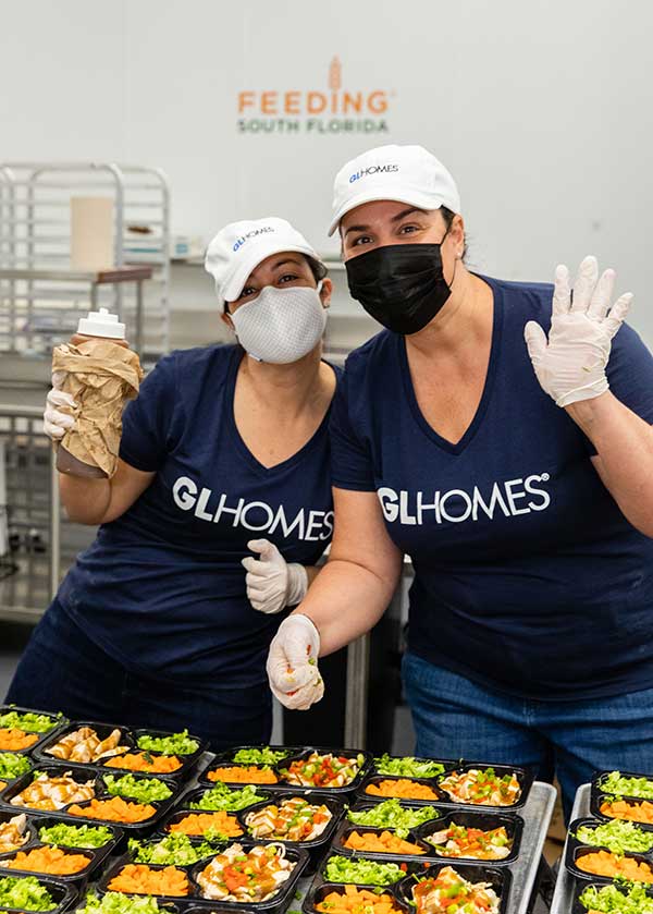 GL Homes at Summer of Service event
