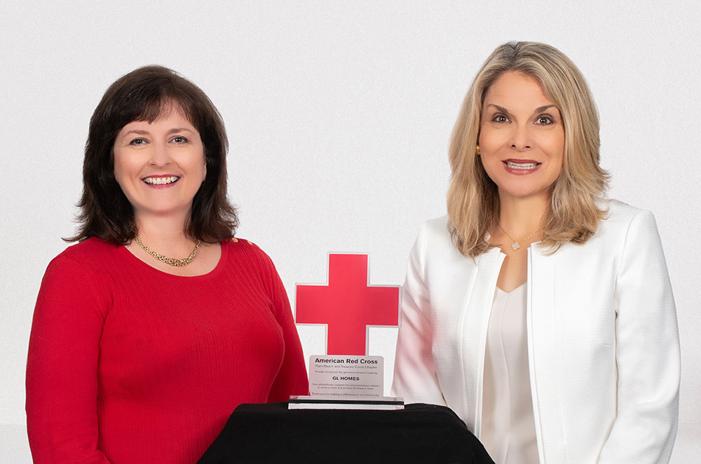 American Red Cross Recognizes GL Homes with Inaugural Award 2021