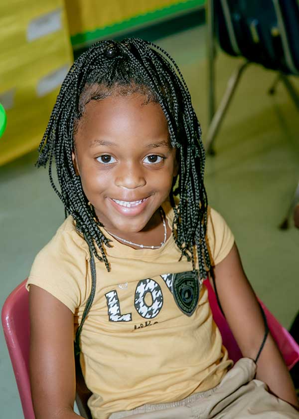 Dillard Elementary student at Career Day in Ft. Lauderdale, FL.