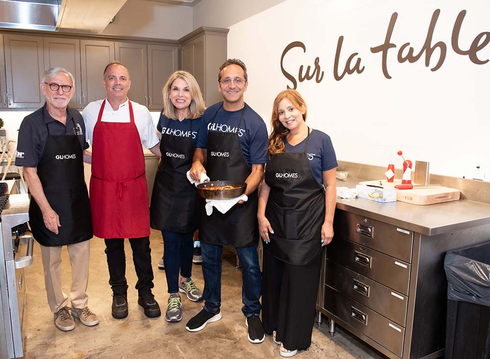 GL Homes and Legal Aid Society with Chef Andre Timor of Sur La Table.