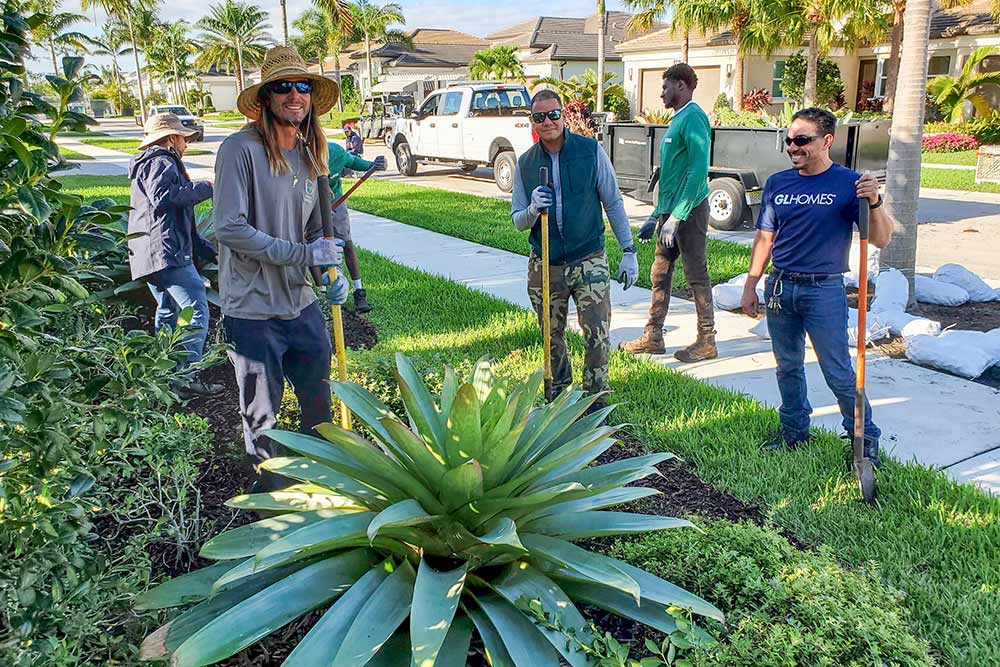 GL Homes donates to the the Mounts Botanical Garden.