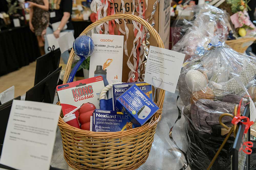 Gifts at The Humane Society of St. Lucie County’s 2025 Blue Jean Ball.