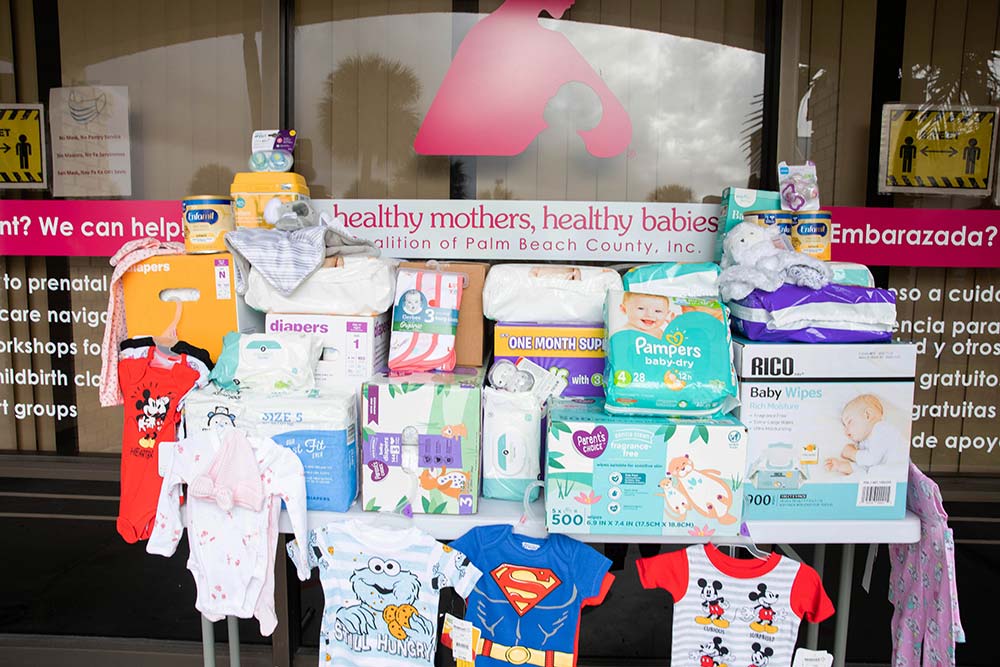 GL Homes donates baby supplies