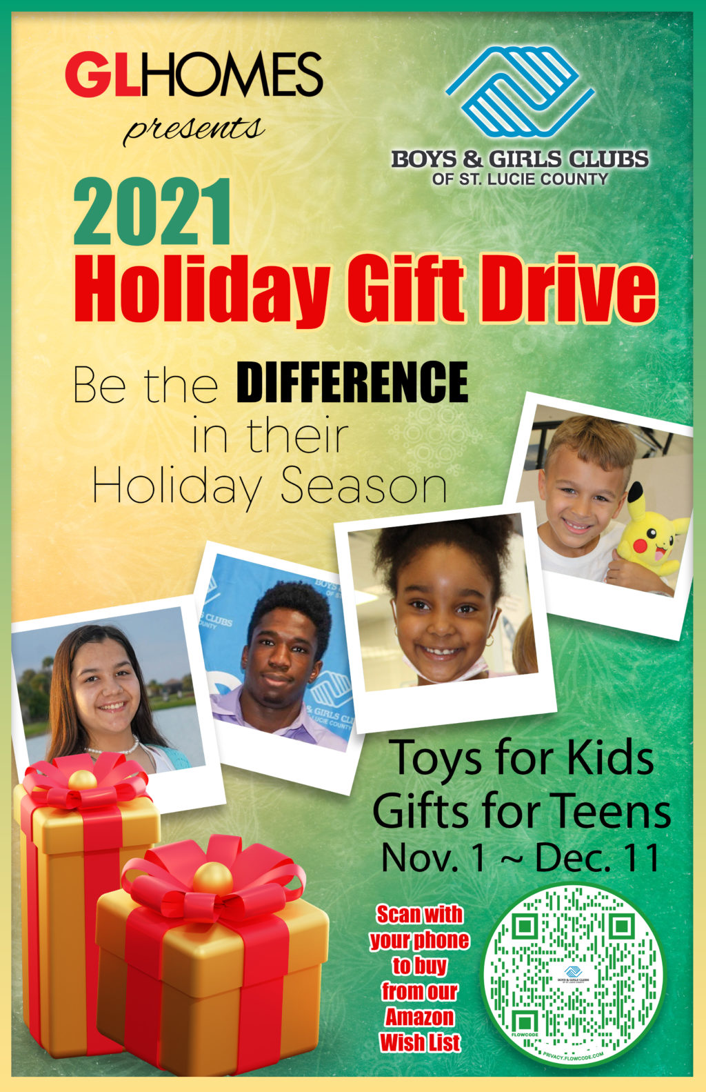 Boys & Girls Clubs of St. Lucie County Holiday Gift Drive