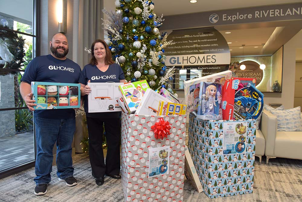 GL Homes buys toys and gifts for Boys & Girls Clubs of St. Lucie County.