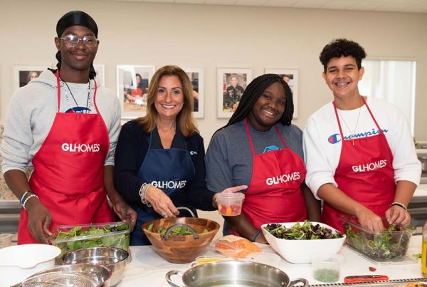 GL Homes organizes cooking event for Boys & Girls Clubs of St. Lucie County members.