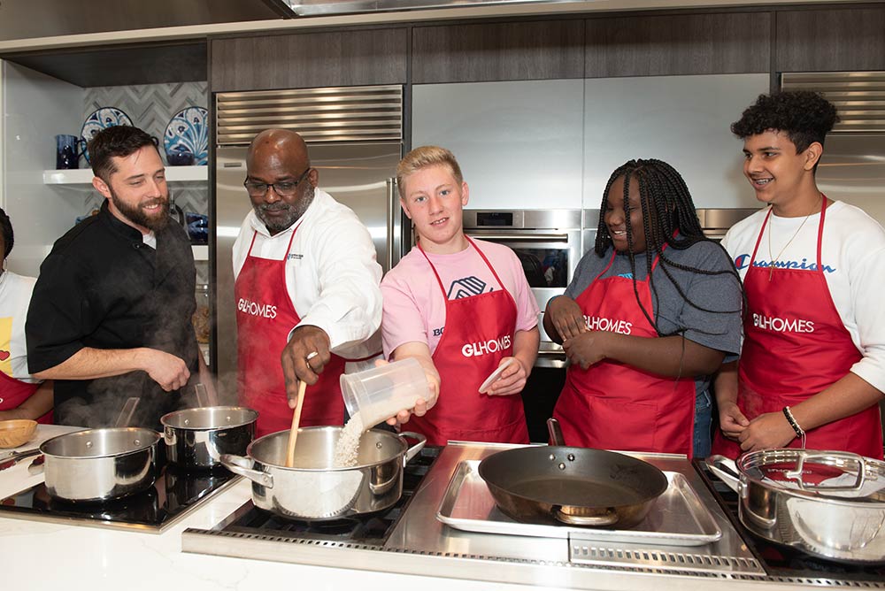 GL Homes gets involved with cooking event with Boys & Girls Clubs of St. Lucie members.