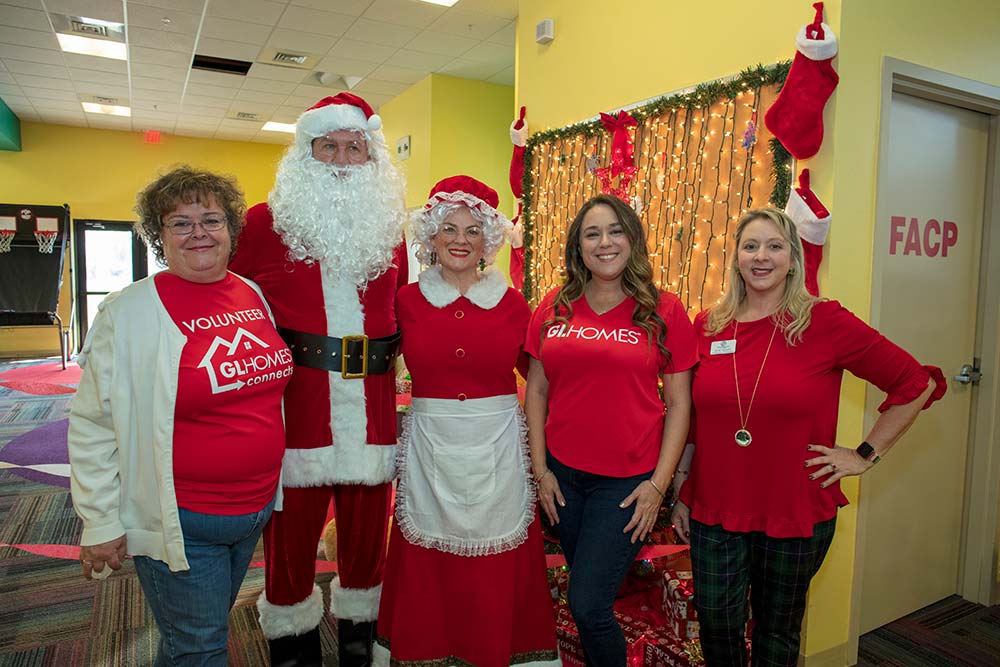 GL Homes at Boys & Girls Clubs of Lee County Holiday event.