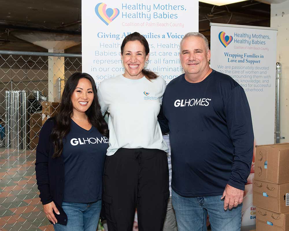 GL Homes volunteers at Healthy Mothers, Healthy Babies event.