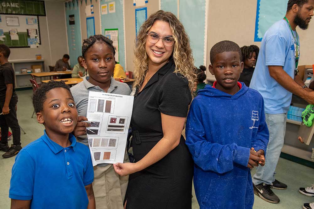 GL Homes inspires young minds at Dillard Elementary School.