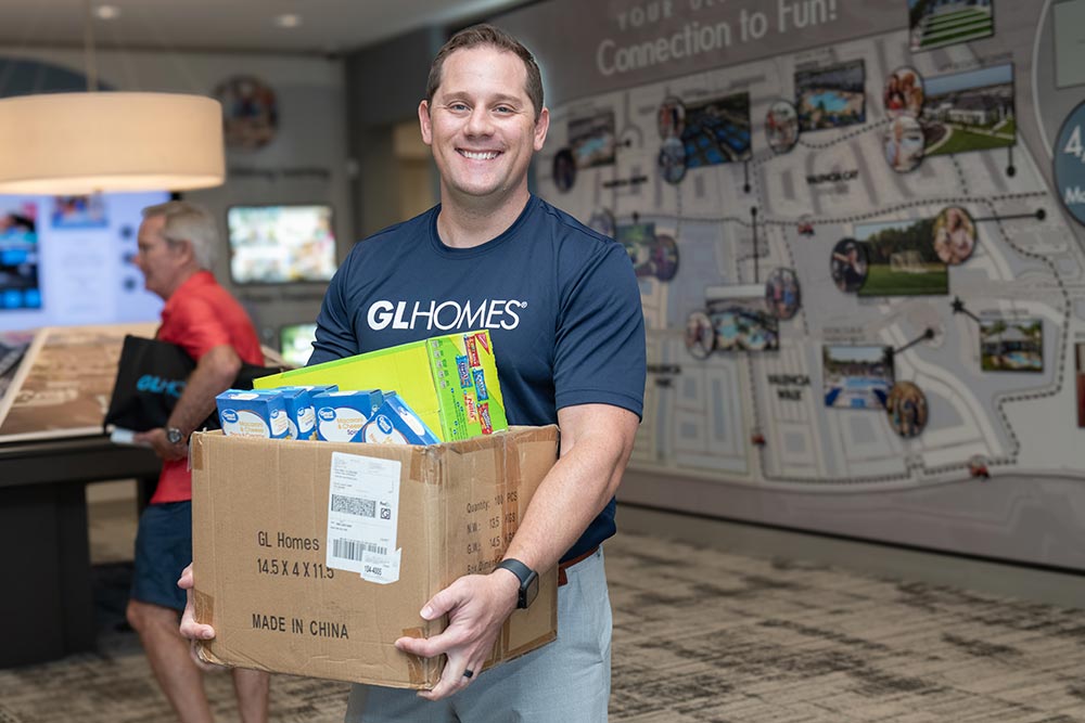 GL Homes supports Boys & Girls Clubs of St. Lucie County and their food drive.