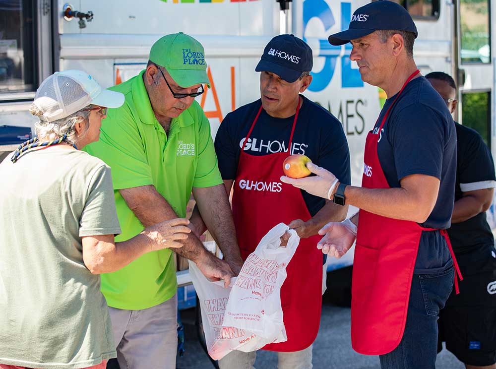 GL Homes prepares hot meals for The Lord's Place in St. Lucie County, FL.