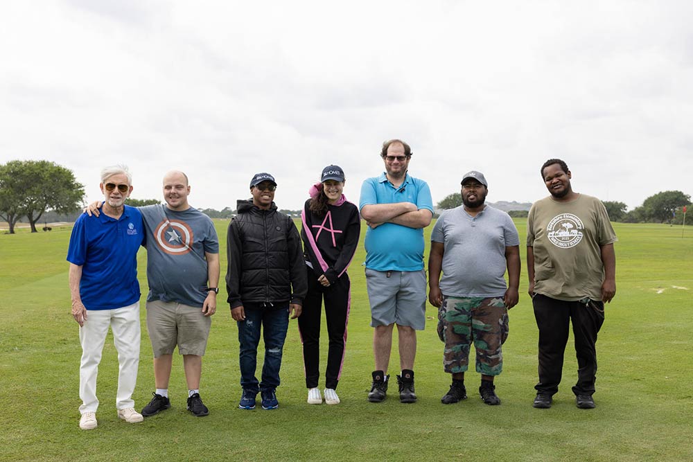 Bob Bertisch with clients Christopher Wilson, Malachi Robinson-Gillis, Rachel Arvelo, Sean Maass, Timothy Morris-Ellerbe and Alphonso Richard