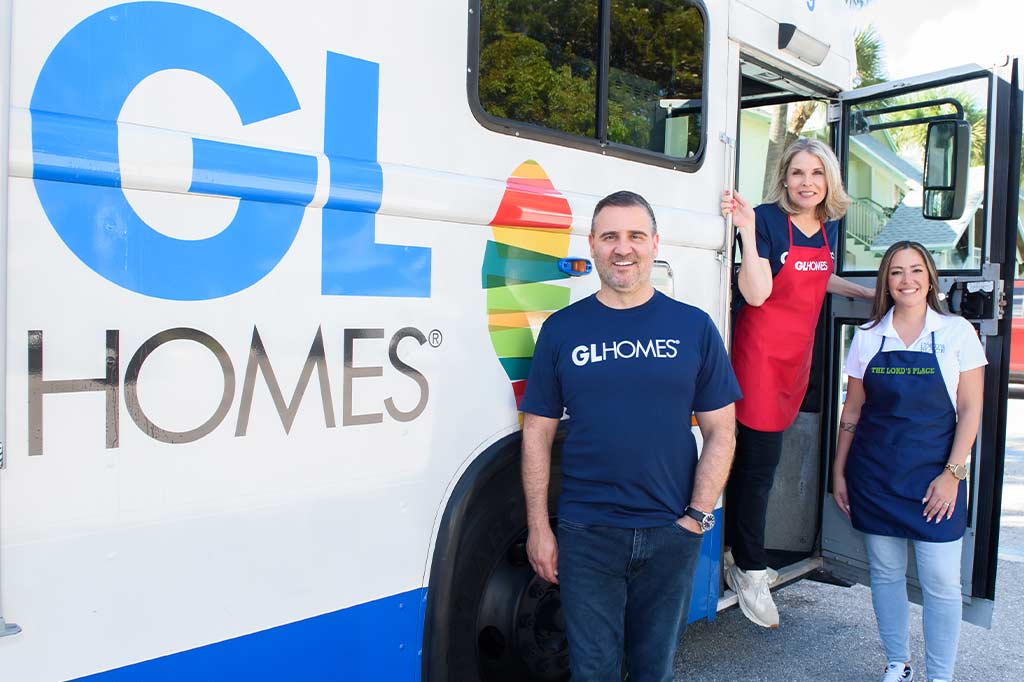GL Homes makes a difference in local communities throughout Florida.